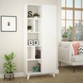 Biblioteca Salcisko, Decortie, 78x32x183, alb