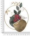 Decoratiune de perete Gard, Mauro Ferretti, 67 x 74 cm, fier, multicolor