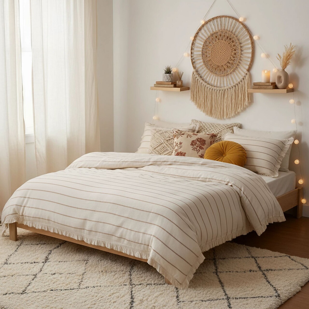 Lenjerie de pat pentru o persoana (DE) L'essentiel Maison Porto Crem/Maro