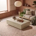 Masuta de cafea, Hanah Home, Ave14-T, 90x28.6x60 cm, PAL, Travertin