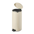 Cos de gunoi cu pedala, Brabantia, NewIcon, 30 L, 38x29.3x67.9 cm, otel, bej