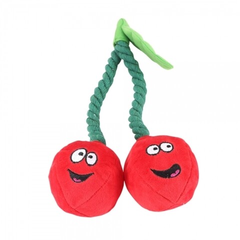 Jucarie pentru catei, Heart&Homies, Cherry, panza, multicolor Heart&Homies
