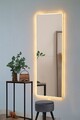 Oglinda cu Iluminare Led, Mirrorland, Rectangular, Oglindă indestructibilă cu obturator, Galben