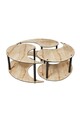 Set masute de cafea, Poter, Yin Yang 3 70, MDF , Stejar
