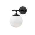 Aplica de perete, Fulgor, 942FLG2151, Metal, Negru / Crem