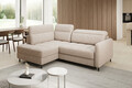 Coltar extensibil stanga 3 locuri ELTAP, LT-18RAQ, Barea, 208x160x100 cm, lemn/poliester, bej