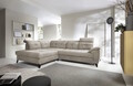 Coltar extensibil stanga 5 locuri ELTAP, LT-20RAQ, Inferne, 297x210x107 cm, lemn/poliester, bej deschis