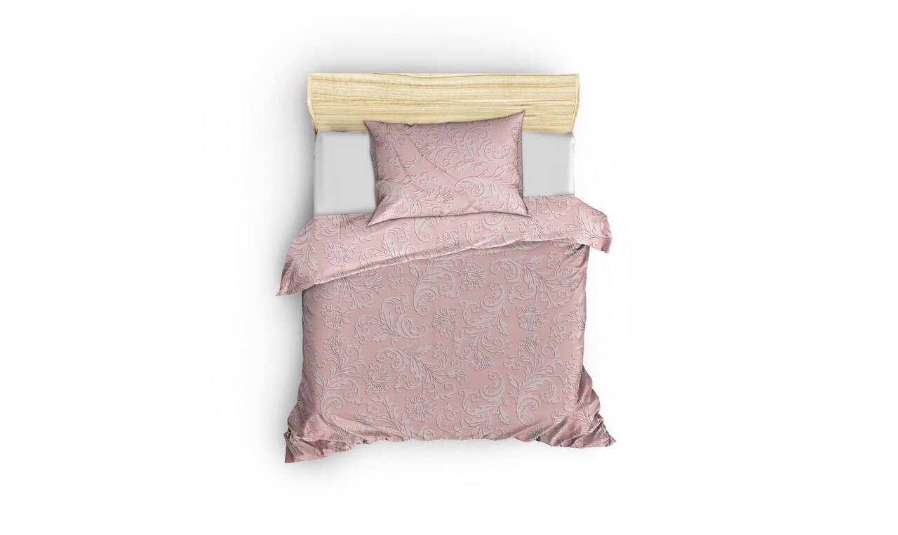 Lenjerie de pat pentru o persoana Single XL (DE), L'essentiel Maison, Verano, Roz pudra - imagine 2