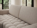 Coltar extensibil stanga 4 locuri ELTAP, Bon-225, Bonett, 250x175x92 cm, lemn/poliester, bej inchis