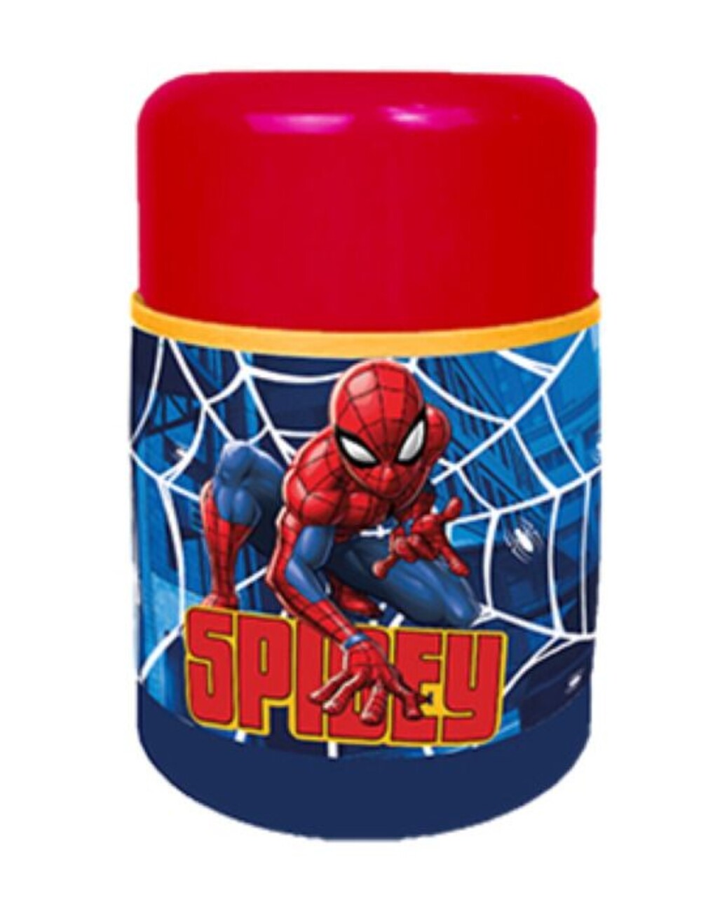 Cana Termos Spidey Spiderman, Marvel, 500 Ml, Inox, Albastru