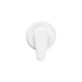 Dozator sapun / detergent lichid, Brabantia, SinkStyle Mineral, 6.5x8.5x15 cm, 200 ml, otel, alb
