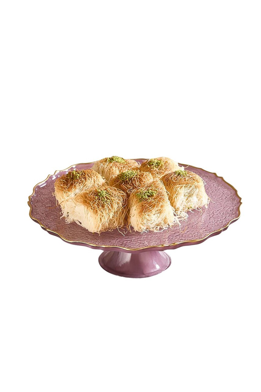 Platou servire desert, Hermia, 337GLZ1196, Mov - imagine 4