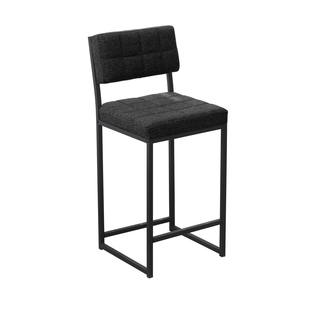 Scaun de bar, Hanah Home, Retro, 40x98x40 cm, Antracit - imagine 6