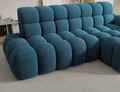Coltar extensibil stanga 3 locuri ELTAP, Ceedro, 283x165x98 cm, lemn/poliester, albastru inchis