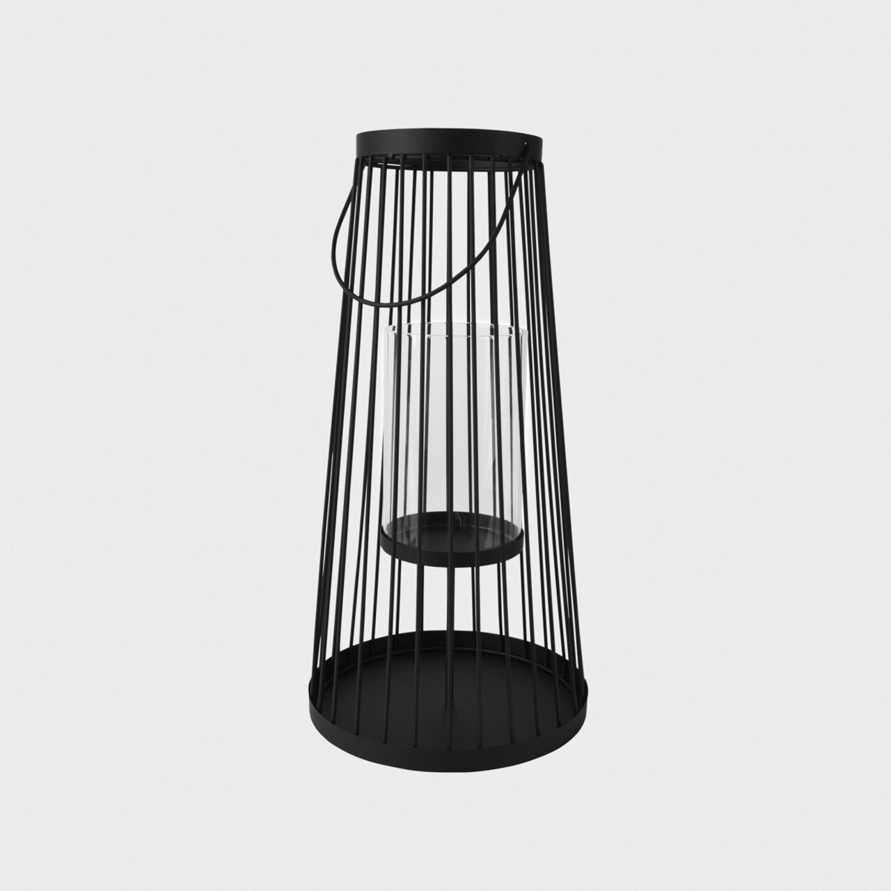 Felinar Verano, Homla, 20x40 cm, metal, negru