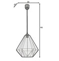 Lustra ELTAP, Benigne, 35x90 cm, 1xE27, 15W, otel, negru