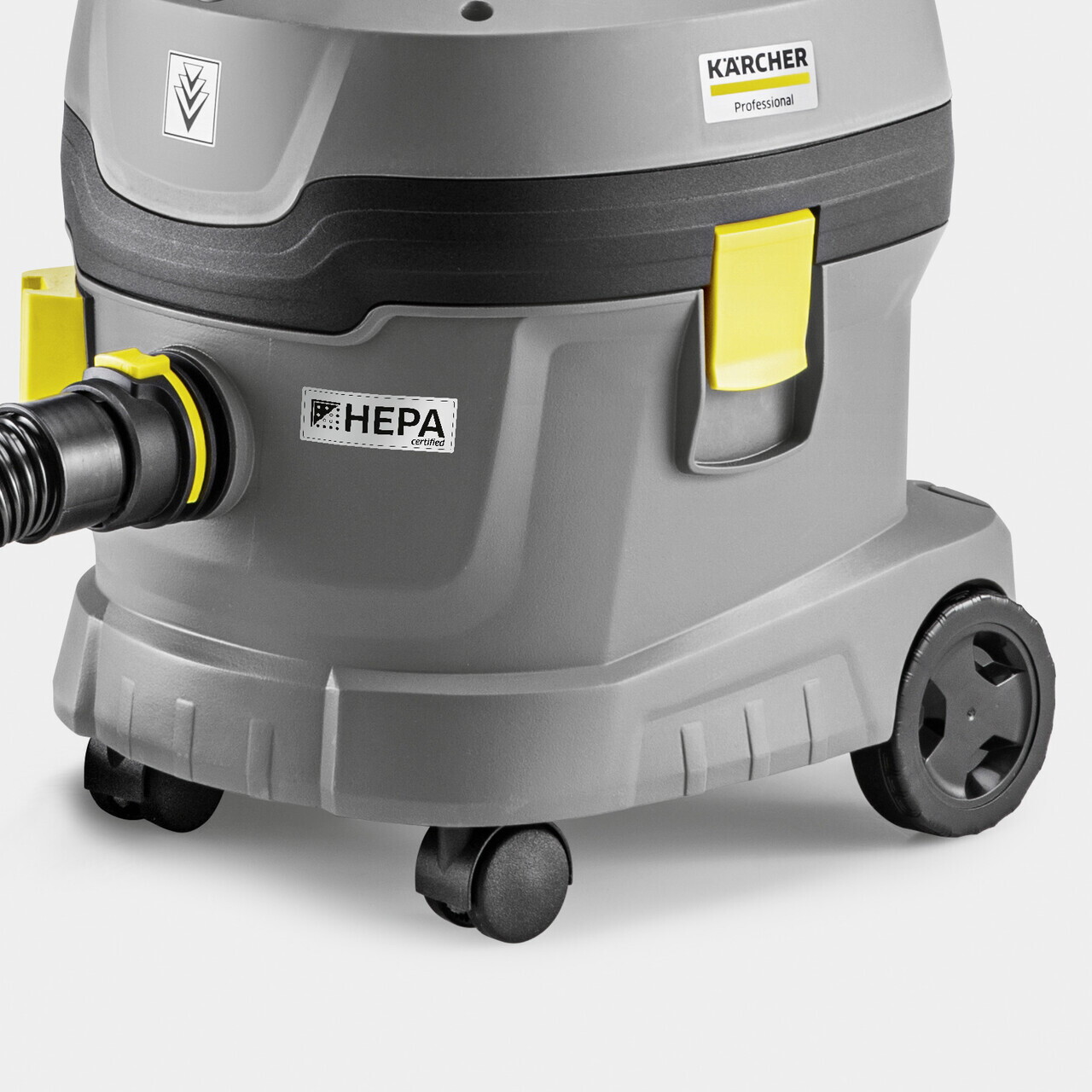 Aspirator profesional uscat T 11/1 Classic HEPA, Karcher, gri — imaginea 4