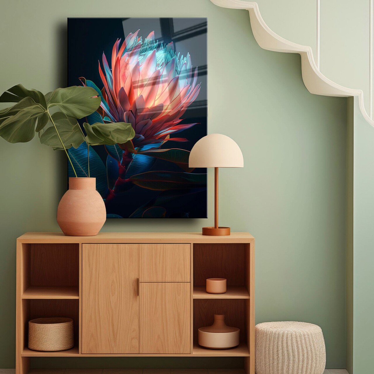 Tablou decorativ, Camtbl-052, Dimensiune: 40 x 60 cm, Multicolor - view 2