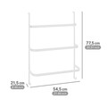 Suport pentru prosoape Irpinia, Wenko, 54.5x21.5x77.5 cm, otel, alb