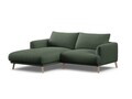 Coltar stanga 3 locuri, Naomi, Micadoni Home, 200x170x75 cm, tesatura structurata, verde muschi