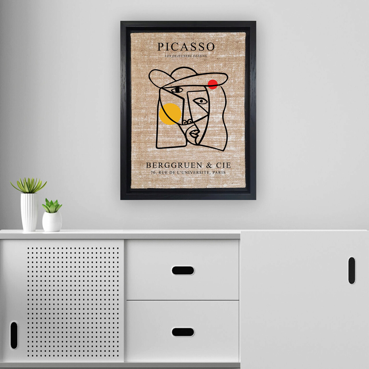 Tablou decorativ, LSJ61960827841, Iuta, Canvas, Multicolor