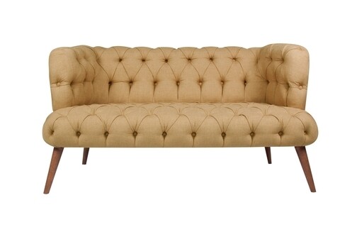 Canapea fixa West Monroe, Zeon, 2 locuri, 140x75x76 cm, lemn, ciocolatiu 140x75x76 imagine model 2022
