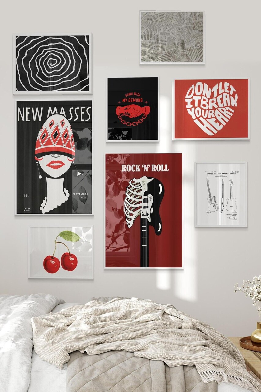 Tablou decorativ, Çgs-001-White-Kck, Lemn masiv, Față: 100% PVC STICLĂ, Multicolor - view 2
