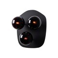 Aplica de perete, Fulgor, 942FLG1388, Metal, Negru