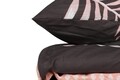 Lenjerie de pat dubla King Quilt(FR) Tropical - Brown, Mijolnir, 3 piese, 240x220 cm, bumbac ranforce, multicolor