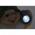 Lampa solara de gradina Dwarf Blue, 18 x 14 x 36 cm, oxid de magneziu, multicolor
