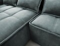Coltar extensibil stanga 4 locuri ELTAP, LT-38MAN, Campo, 265x196x88 cm, lemn/poliester, verde