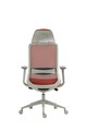 Scaun de birou ergonomic, Bedora Ergo, textil/mesh, caramiziu