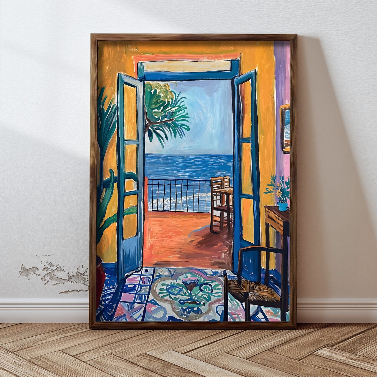 Tablou decorativ, GE023-L, Lemn, Multicolor - view 3