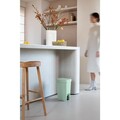Cos de gunoi cu pedala, Brabantia, StepUp, 10 L, 26.5x20.3x38.1 cm, polipropilena, verde jad