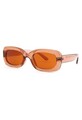 Ochelari de soare dama APSP046602, Aqua Di Polo, plastic, maro deschis