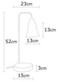 Lampa de masa, Noor, 525NOR2103, Metal, Auriu