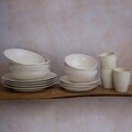 Bol Organic, Ambition, 17 cm, ceramica cu glazura reactiva, bej