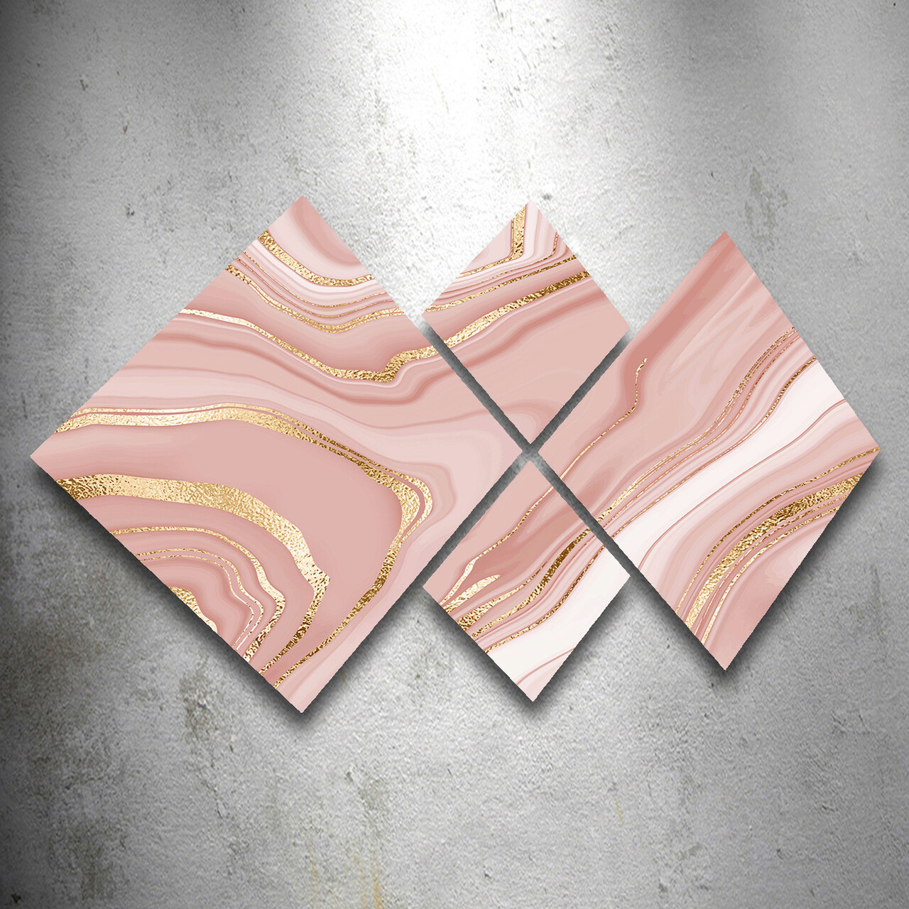 Set 4 tablouri decorative, 4MDF1767810080, MDF, Imprimat UV, Multicolor - 1 | YEO