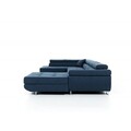 Coltar extensibil stanga 6 locuri ELTAP, Rod-22, Rodrigo, 345x202x90 cm, lemn/poliester, verde deschis/alb