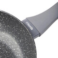 Set 2 tigai Moren, Homla, 24 cm/28 cm, aluminiu/plastic, gri/negru