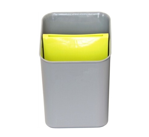 Uscator tacamuri cu 2 compartimente zefir, domotti, 12x10.5x16 cm, plastic, verde