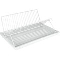 Scurgator de vase Practico, Metaltex, 42 x 29 x 18 cm, metal/plastic, alb