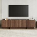 Comoda TV, Nordure, Lowen, 180x46x35 cm, Travertin / Nuc Milano