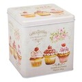 Set 3 cutii cu capac France, Creaciones Meng, 15 cm/12 cm /10.5 cm, metal