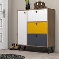 Pantofar, Mezza, Bella 1804, 90 x 105 x 35 cm, pal melaminat, multicolor