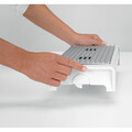 Plita cu lumanari pentru incalzit mancare, Brabantia, White, 35.7x18.8x8 cm, otel/aluminiu, alb