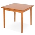 Masa dining extensibila, Shangai, 80/140 x 80 x 76.5 cm, MDF, maro
