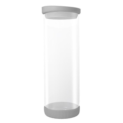 Recipient Grey, Jocca, 1780 ml, sticla/silicon, transparent/gri