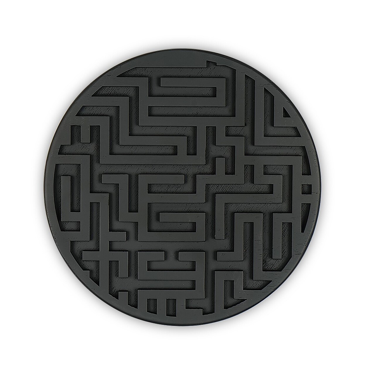 Decoratiune de perete, ART139, Dimensiuni: 33 x 33 x 2 cm, Negru - view 4