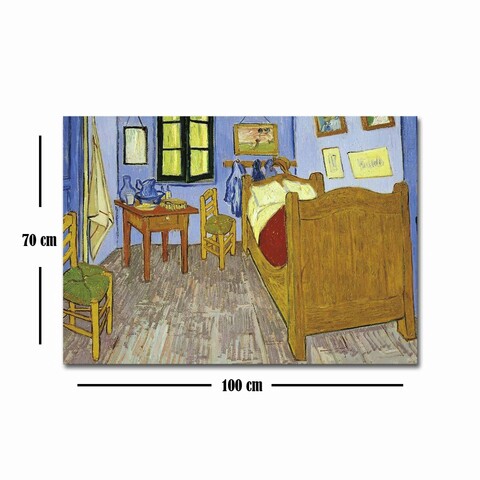 Tablou decorativ, 70100FAMOUSART-023, Canvas, 70 x 100 cm, Multicolor